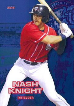 2019 Choice New Hampshire Fisher Cats #13 Nash Knight Front