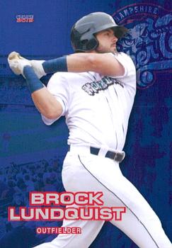 2019 Choice New Hampshire Fisher Cats #15 Brock Lundquist Front