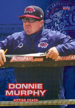 2019 Choice New Hampshire Fisher Cats #40 Donnie Murphy Front