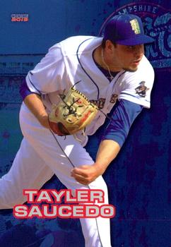 2019 Choice New Hampshire Fisher Cats #25 Tayler Saucedo Front