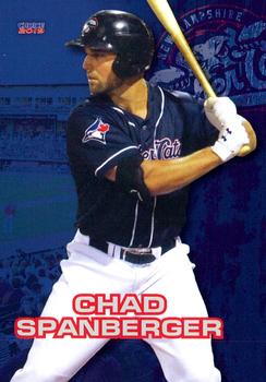 2019 Choice New Hampshire Fisher Cats #30 Chad Spanberger Front
