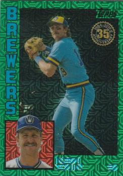 2019 Topps - 1984 Topps Baseball 35th Anniversary Chrome Silver Pack Green (Series Two) #T84-24 Robin Yount Front