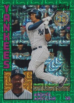2019 Topps - 1984 Topps Baseball 35th Anniversary Chrome Silver Pack Green (Series Two) #T84-27 Miguel Andujar Front