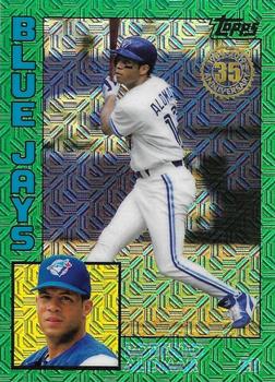 2019 Topps - 1984 Topps Baseball 35th Anniversary Chrome Silver Pack Green (Series Two) #T84-44 Roberto Alomar Front