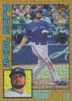 2019 Topps - 1984 Topps Baseball 35th Anniversary Chrome Silver Pack Gold (Series Two) #T84-42 Rowdy Tellez Front