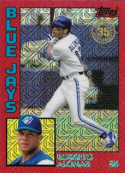 2019 Topps - 1984 Topps Baseball 35th Anniversary Chrome Silver Pack Red (Series Two) #T84-44 Roberto Alomar Front
