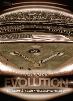 2019 Topps - Evolution Ballpark #ES-2 Veterans Stadium / Citizens Bank Park Front