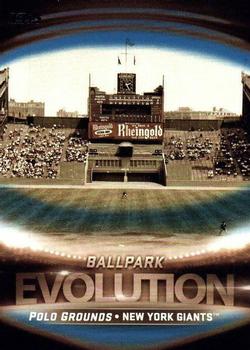2019 Topps - Evolution Ballpark Blue #ES-5 Polo Grounds / Oracle Park Front
