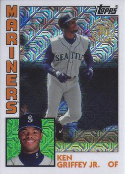 2019 Topps - 1984 Topps Baseball 35th Anniversary Chrome Silver Pack (Series Two) #T84-2 Ken Griffey Jr. Front