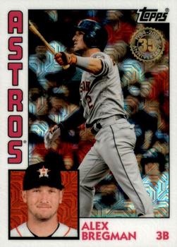 2019 Topps - 1984 Topps Baseball 35th Anniversary Chrome Silver Pack (Series Two) #T84-3 Alex Bregman Front