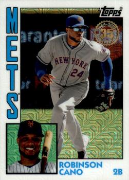 2019 Topps - 1984 Topps Baseball 35th Anniversary Chrome Silver Pack (Series Two) #T84-5 Robinson Cano Front
