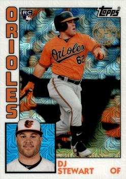 2019 Topps - 1984 Topps Baseball 35th Anniversary Chrome Silver Pack (Series Two) #T84-13 DJ Stewart Front