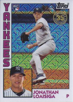 2019 Topps - 1984 Topps Baseball 35th Anniversary Chrome Silver Pack (Series Two) #T84-28 Jonathan Loaisiga Front