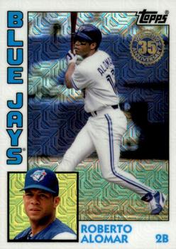 2019 Topps - 1984 Topps Baseball 35th Anniversary Chrome Silver Pack (Series Two) #T84-44 Roberto Alomar Front
