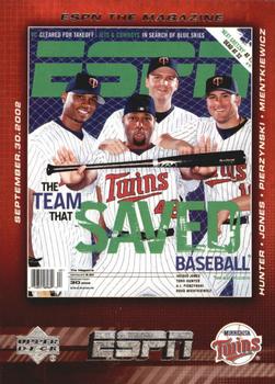 2005 Upper Deck ESPN - ESPN The Magazine Covers #MC-11 Torii Hunter / Jacque Jones / A.J. Pierzynski / Doug Mientkiewicz Front