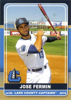 2019 Grandstand Lake County Captains #NNO Jose Fermin Front