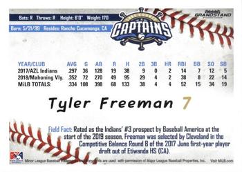 2019 Grandstand Lake County Captains #NNO Tyler Freeman Back
