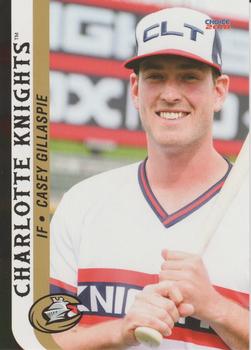 2018 Choice Charlotte Knights #8 Casey Gillaspie Front