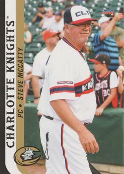 2018 Choice Charlotte Knights #26 Steve McCatty Front