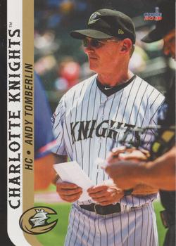 2018 Choice Charlotte Knights #27 Andy Tomberlin Front