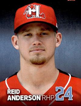 2018 Choice Hickory Crawdads #4 Reid Anderson Front