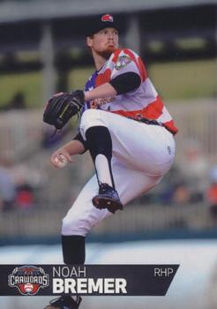 2018 Choice Hickory Crawdads Update #NNO Noah Bremer Front