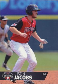 2018 Choice Hickory Crawdads Update #NNO Justin Jacobs Front