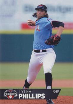 2018 Choice Hickory Crawdads Update #NNO Tyler Phillips Front