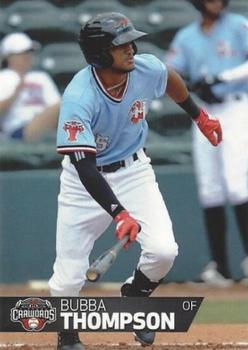 2018 Choice Hickory Crawdads Update #NNO Bubba Thompson Front