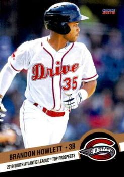 2019 Choice South Atlantic League Top Prospects #14 Brandon Howlett Front