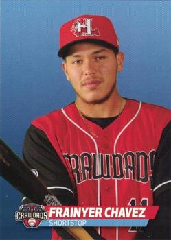 2019 Choice Hickory Crawdads #10 Frainyer Chavez Front