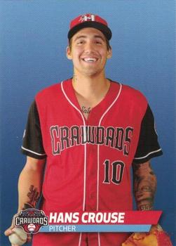 2019 Choice Hickory Crawdads #11 Hans Crouse Front
