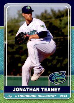 2019 Grandstand Lynchburg Hillcats #NNO Jonathan Teaney Front