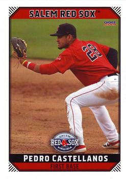2019 Choice Salem Red Sox #04 Pedro Castellanos Front