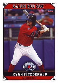 2019 Choice Salem Red Sox #11 Ryan Fitzgerald Front