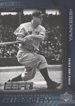 2005 Upper Deck ESPN - This Day in Baseball History #BH-14 Lou Gehrig Front