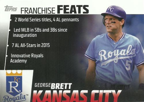 2019 Topps Franchise Feats 5x7 #FF-13 George Brett Front