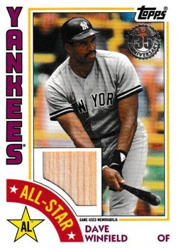 2019 Topps - 1984 Topps Baseball 35th Anniversary All-Stars Relics #ASR-DW Dave Winfield Front