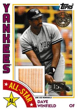 2019 Topps - 1984 Topps Baseball 35th Anniversary All-Stars Relics 150th Anniversary #ASR-DW Dave Winfield Front