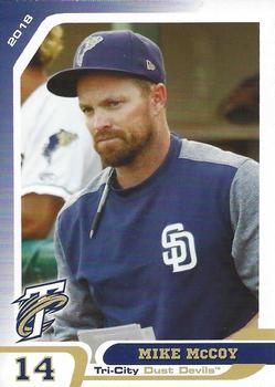 2018 Grandstand Tri-City Dust Devils #NNO Mike McCoy Front