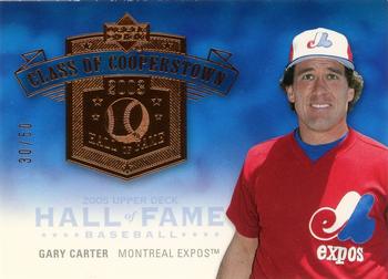 2005 Upper Deck Hall of Fame - Class of Cooperstown #CC-GC2 Gary Carter Front