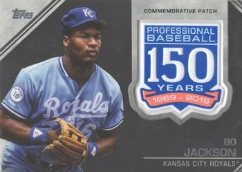 2019 Topps - 150th Anniversary Commemorative Patches (Series Two) #AMP-BJ Bo Jackson Front