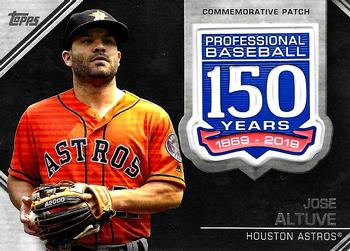 2019 Topps - 150th Anniversary Commemorative Patches (Series Two) #AMP-JA Jose Altuve Front