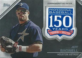 2019 Topps - 150th Anniversary Commemorative Patches (Series Two) #AMP-JB Jeff Bagwell Front