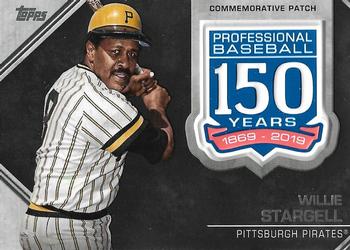 2019 Topps - 150th Anniversary Commemorative Patches (Series Two) #AMP-WS Willie Stargell Front