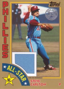 2019 Topps - 1984 Topps Baseball 35th Anniversary All-Stars Relics Gold #ASR-SC Steve Carlton Front