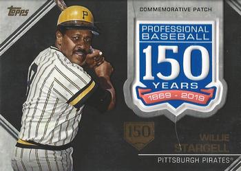 2019 Topps - 150th Anniversary Commemorative Patches 150th Anniversary (Series Two) #AMP-WS Willie Stargell Front