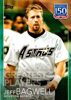 2019 Topps - 150 Years of Professional Baseball - Greatest Players Green #GP-17 Jeff Bagwell Front