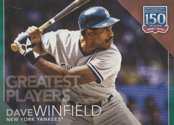 2019 Topps - 150 Years of Professional Baseball - Greatest Players Green #GP-31 Dave Winfield Front