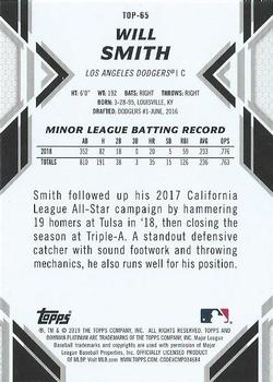 2019 Bowman Platinum - Top Prospects #TOP-65 Will Smith Back